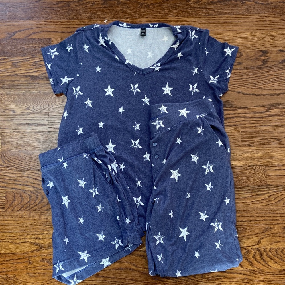 32 Degrees‎ Cool 3 Piece Star Printed Lounge Set , Small